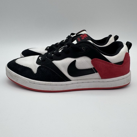 Nike SB Alleyoop Mens Size 9 Black Toe White University Red CJ0882-102 main image 9